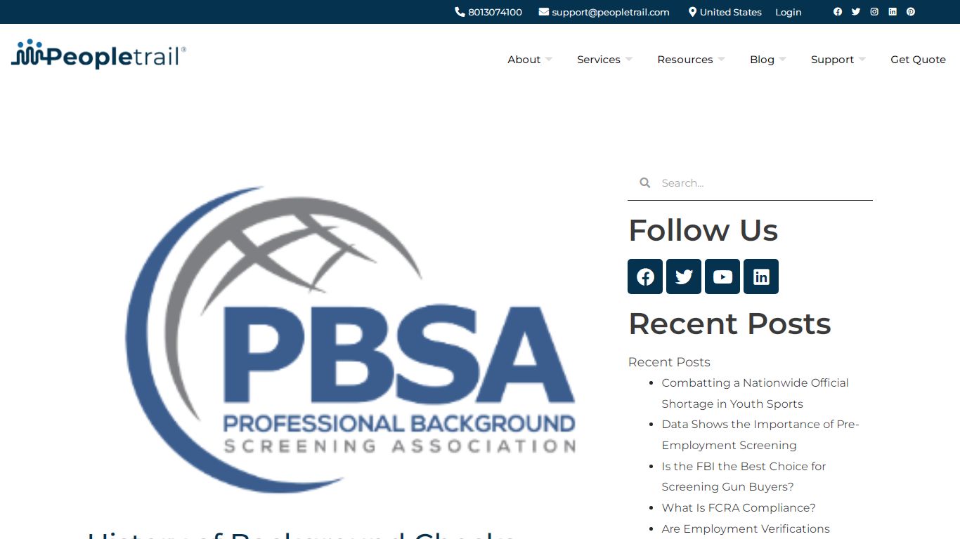 History of Background Checks - When Did They Begin? | Peopletrail